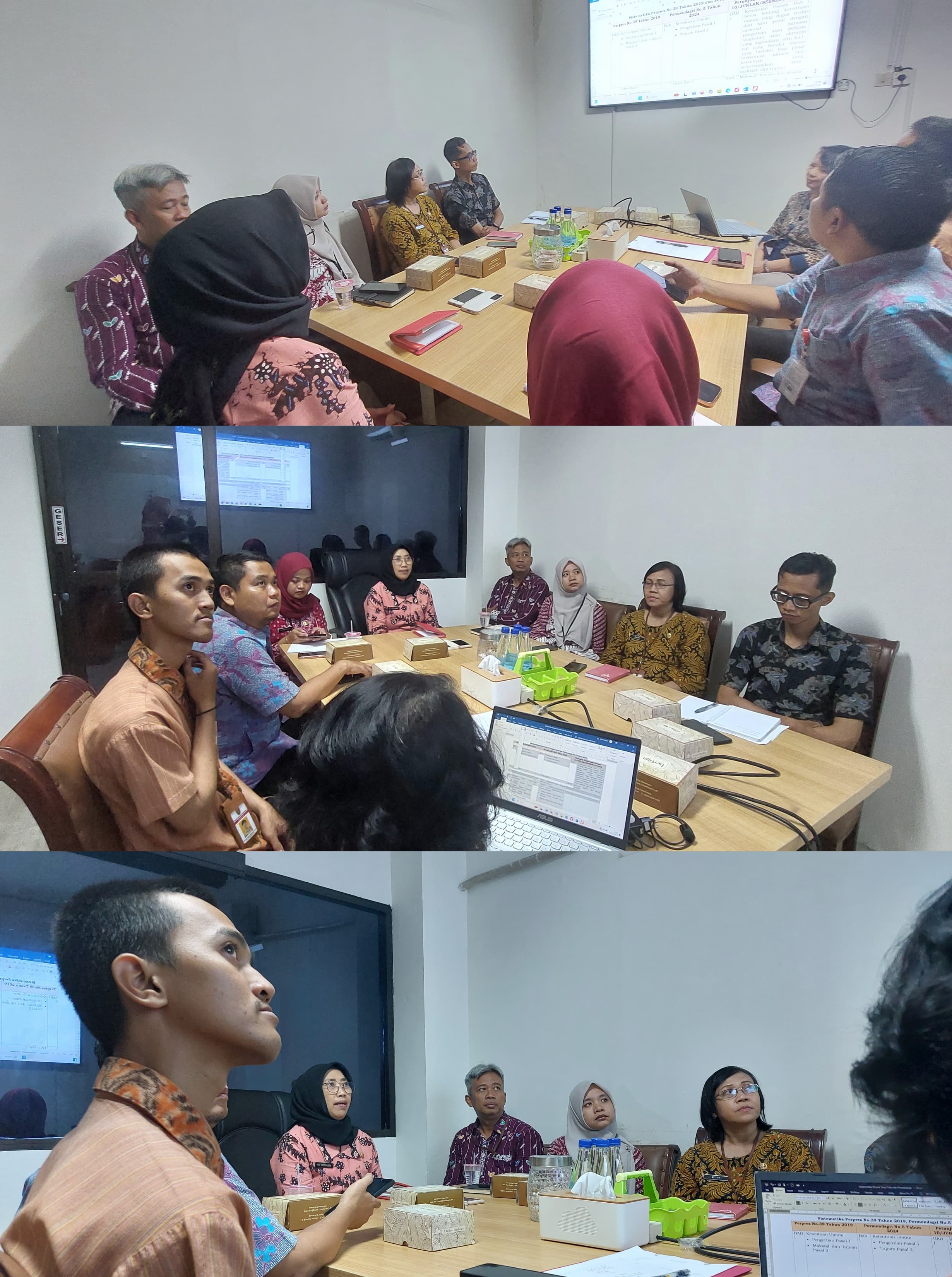 Rapat Koordinasi Rencana Revisi Perwal No. 25 Tahun 2021 tentang Penyelenggaraan Satu Data Indonesia
